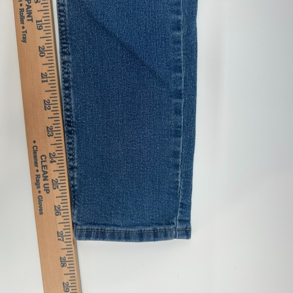 & Denim Jeans Womens 25 Blue Skinny Ankle Regular Fit 4-Pockets Stretch - Picture 9 of 9
